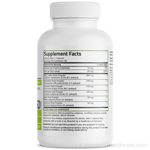 liver detox Supports Health Liver capsules Milk Thistle